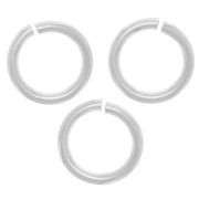 Anillas abiertas 8x1,2 mm - Plateadas x10|raw }}