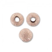 Bolitas diamantadas 3 mm Rose Gold filled x10|raw }}