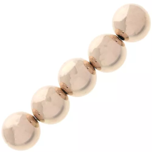 Bolita 10 mm Rose Gold filled x1