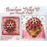 Tapón cónico de madera decorativo - Bouchon Léa par Puca® 72x43 mm à customiser x1