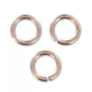 Anillas abiertas  5x0.76 mm de Rose Gold filled x10