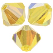 Preciosa beads - Bead arandela 5 mm - Citrine AB x12