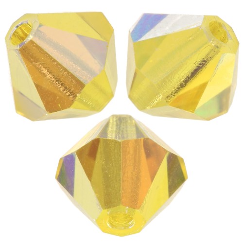 Preciosa beads - Bead arandela 5 mm - Citrine AB x12
