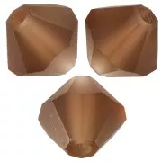 Preciosa Cuenta arandela 5 mm - Topacio ahumado mate x12