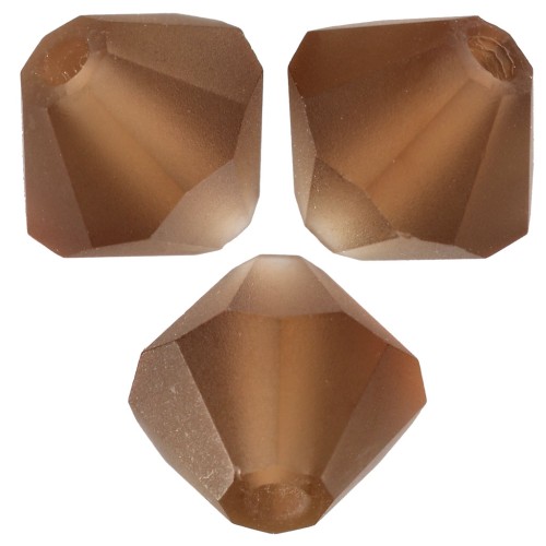 Preciosa Cuenta arandela 5 mm - Topacio ahumado mate x12