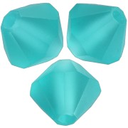 Preciosa Bicones - Cuenta rondelle 5 mm - Blue Zircon Matt x12|raw }}