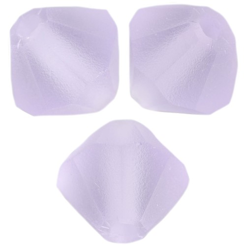 Preciosa cuenta rondelle 5 mm - Violet Matt x12