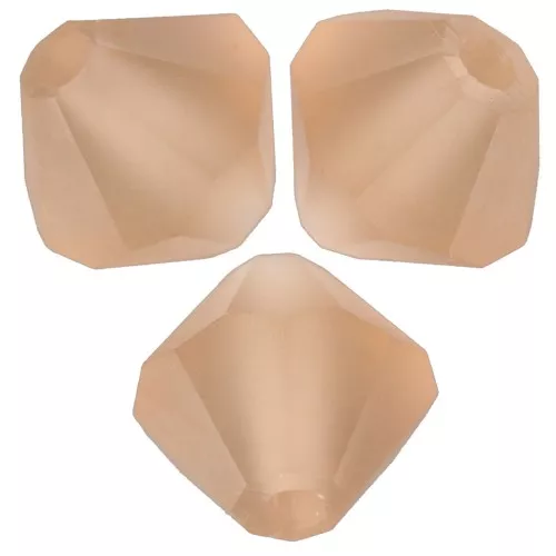 Preciosa Bicones - Cuenta rondelle 5 mm - Light Colorado Topaz Matt x12