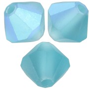 Preciosa beads - Bead rondelle 5 mm - Indicolite AB Matt x12|raw }}