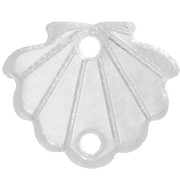 Entrepieza de concha de plexiglás 11,5x14 mm - Plateado x1|raw }}
