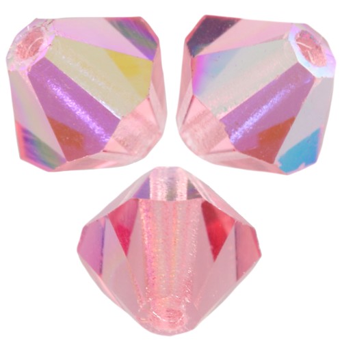 Cuentas arandela Preciosa - Bead 6 mm - Rose Peach AB x12