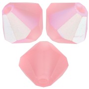 Cuentas arandela Preciosa - Cuenta rondelle 6 mm - Rose Peach AB Matt x12|raw }}