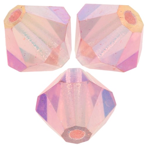 Cuentas arandela beads - Bead 6 mm - Rose Peach AB 2X x12