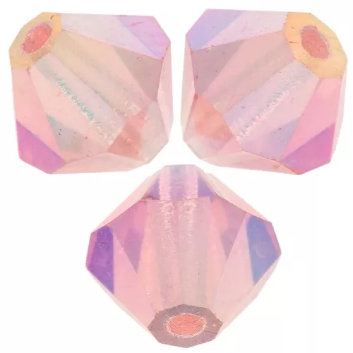 Cuentas arandela beads - Bead 6 mm - Rose Peach AB 2X x12