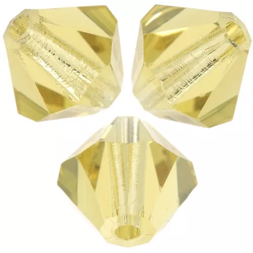 Cuentas tupis Preciosa - Bead rondelle 6 mm - Acid Yellow x12