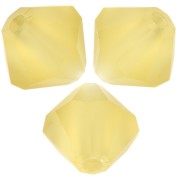 Preciosa Bicones - Cuenta rondelle 6 mm - Acid Yellow Matt x12