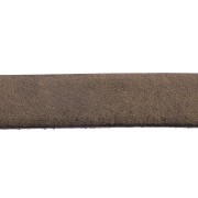 Cordón plano cuero 10 mm Bronce x30cm|raw }}