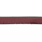 Lacet cuir 5x2 mm Bordeaux x30cm