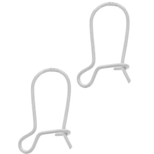 Pendientes de gancho 13 mm - Plata de ley 925 x4
