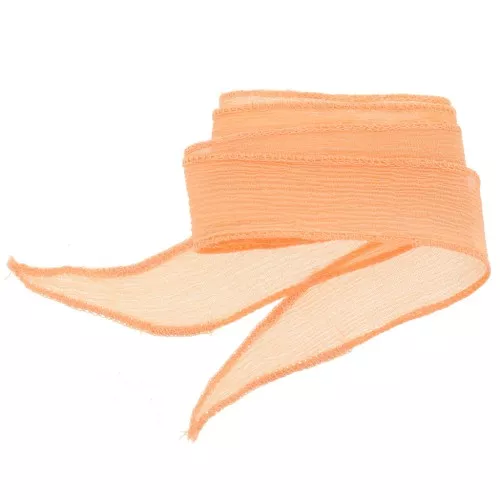 Cinta de seda de 25 mm - Peach x85cm