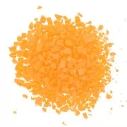 Virutas de perlas de vidrio - para resina - Naranja x20g