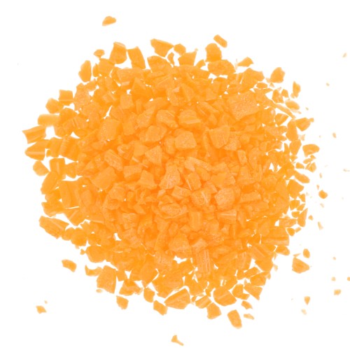 Virutas de perlas de vidrio - para resina - Naranja x20g
