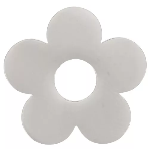 Colgantes flor 16 mm - acero inoxidable 316L x2