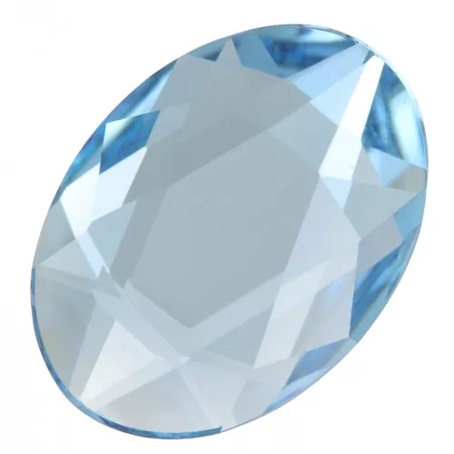 Cabujón PureCrystal 2603 14x10 mm - Aguamarina x1