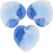 PureCrystal 6228 Colgante Corazón 14.4x14mm - Reinvented Cool Blue x1