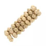 Arandela flor 3 mm - Acero inoxidable 304L Dorado x10