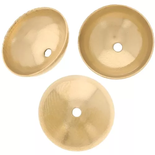 Copas lisas de 10 mm - Acero inoxidable 304L Dorado x6