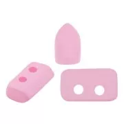 Cuentas de cristal Piros® by Puca® 2x5 mm - Pink Light Mat x10g