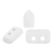 Cuentas de cristal Piros® by Puca® 2x5 mm - Blanco Claro Mate x10g|raw }}