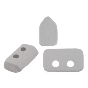 Cuentas de cristal Piros® by Puca® 2x5 mm - Gris Claro Mate x10g|raw }}