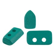 Cuentas de cristal Piros® by Puca® 2x5 mm - Verde oscuro Mate claro x10g|raw }}