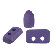 Cuentas de cristal Piros® by Puca® 2x5 mm - Dark Violet Light Mat x10g