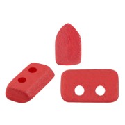 Cuentas de cristal Piros® by Puca® 2x5 mm - Dark Red Light Mat x10g|raw }}