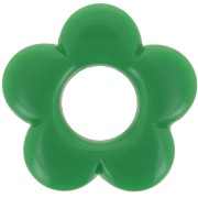 Colgante flor de resina opaca 21 mm - Verde abeto x1|raw }}
