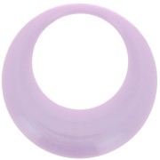 Colgante redondo calado de resina opaca 44 mm - Violeta claro x1|raw }}