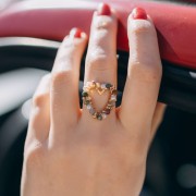 Cuentas redondas de 3 mm - Acero inoxidable 316L dorado x10