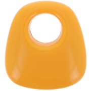 Colgante trapecio resina opaca 23x21 mm - Mandarina x1|raw }}