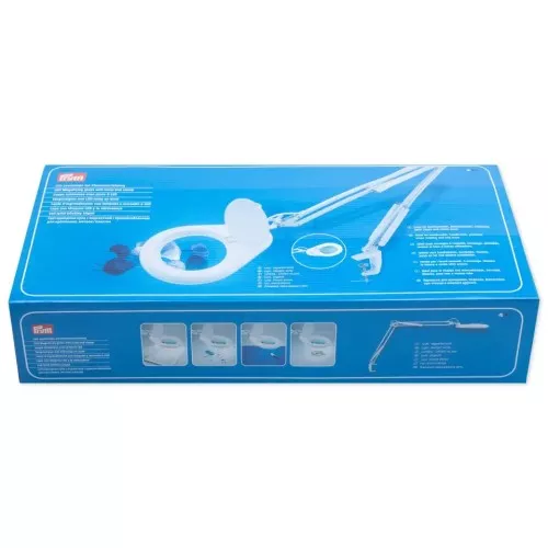 Lupa LED con clip - Prym - Blanca x1