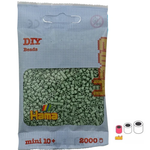 Perlas de planchar Hama MINI 2,5 mm - Eucalipto (n°101) x2000