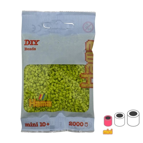 Perlas de planchar Hama MINI 2,5 mm - Lima (n°104) x2000
