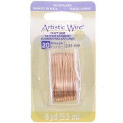 Alambre de Cobre Artístico 0.81 mm - Plateado anti-desgaste x5.5m|raw }}