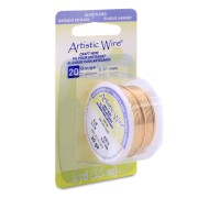 Alambre de Cobre Artístico 0.81 mm - Plateado anti-desgaste x5.5m