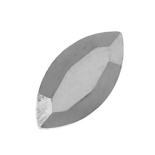 Navetas PureCrystal 4228 6x3 mm Jet Hematite x4