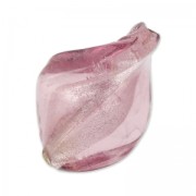 Retorcida hoja de plata 25x15 mm Light Amethyst x1|raw }}