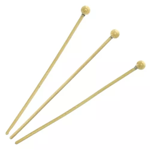 Clavos de cabeza esférica 30x0,7 mm - Acero inoxidable 304L Dorado x10
