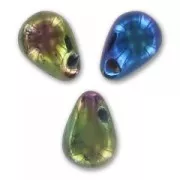 Mini-gotas 4x6 mm Green Iris x50